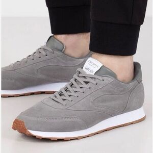 Norman Walsh Trainer  Sneakers Steel Grey Suede Made in England Mens US9 UK8 NIB